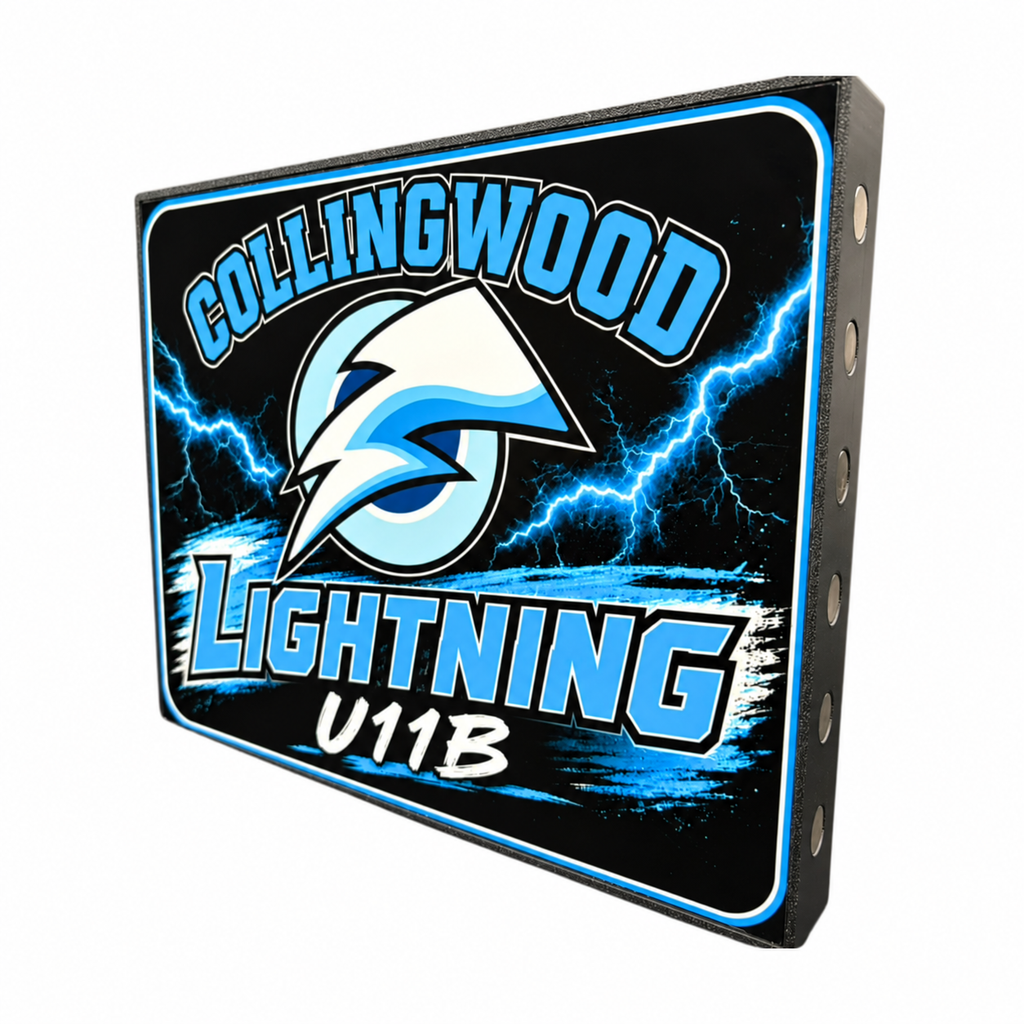 Custom Hockey Dressing Room Door Sign – Magnetic Team Sign