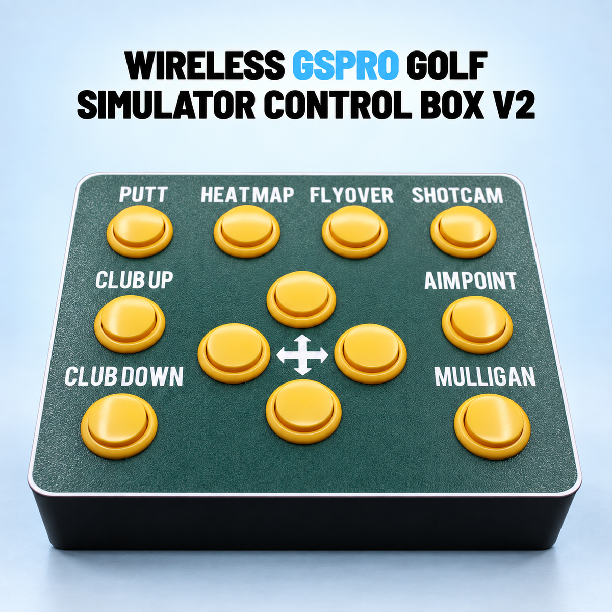 Wireless Golf Simulator Control Box - Green Jacket Edition V1