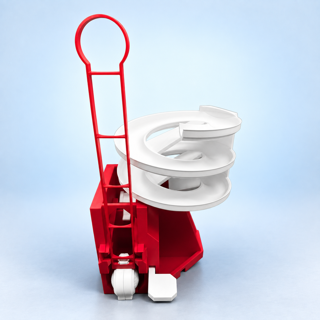 Golf Ball Dispenser - Red & White Edition