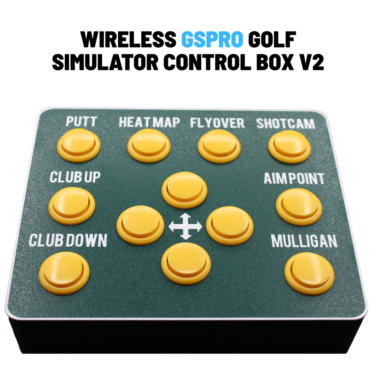 Wireless Golf Simulator Control Box - Green Jacket Edition V1
