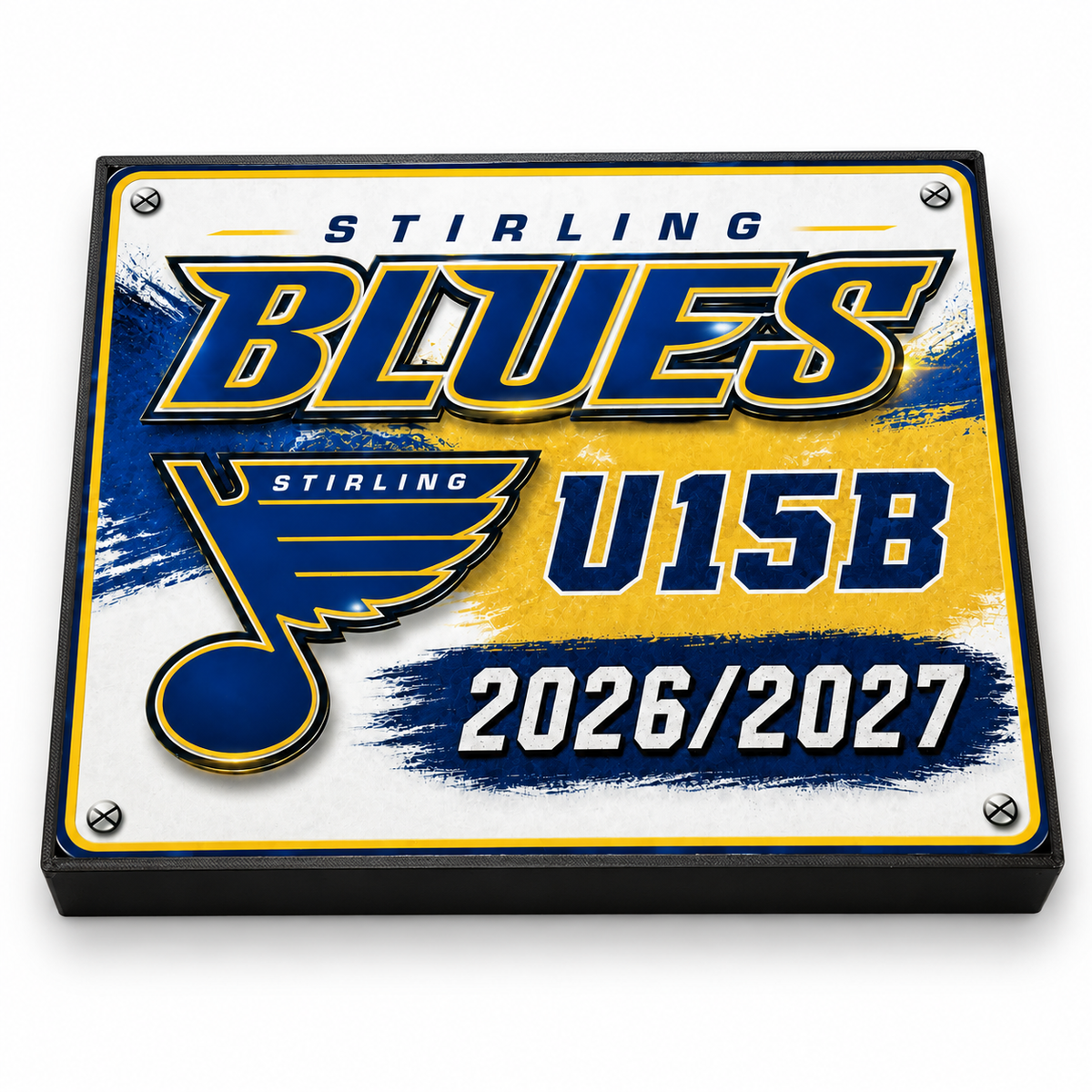 Custom Hockey Dressing Room Door Sign – Magnetic Team Sign