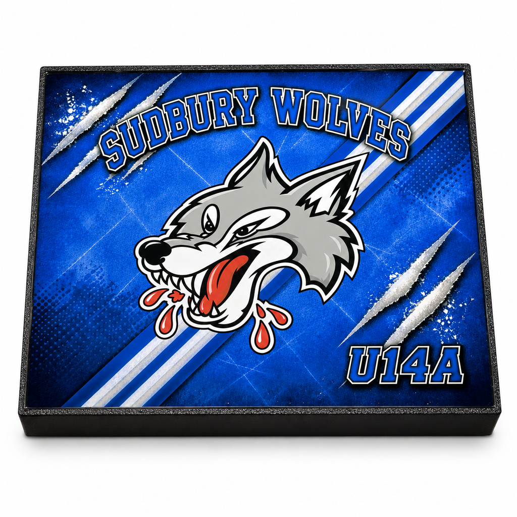 Custom Hockey Dressing Room Door Sign – Magnetic Team Sign