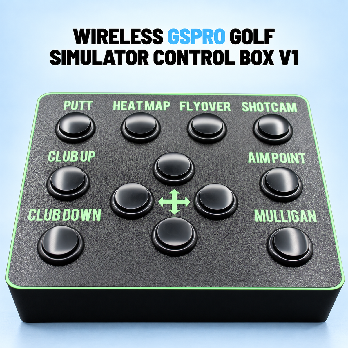 Wireless Golf Simulator Control Box V1 - Designed for GSPRO